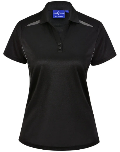 Picture of Winning Spirit, Ladies Sustainable Contrast SS Polo